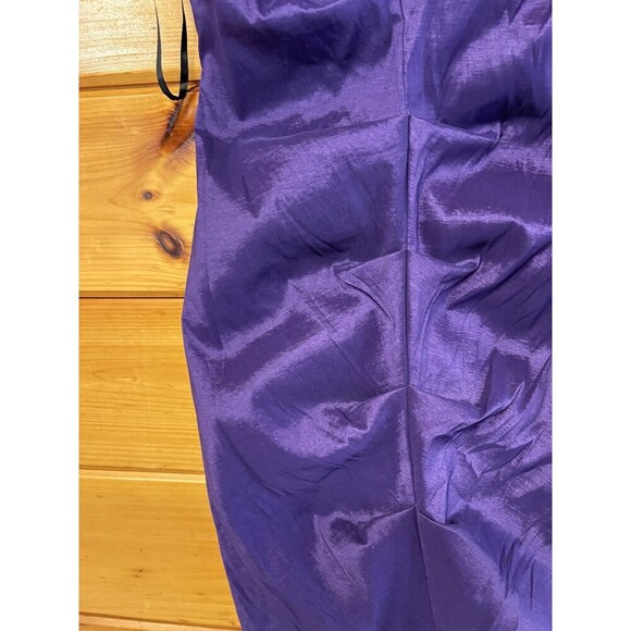 Xscape Purple Formal Prom Cocktail Dress Size 8 Strap Beautiful - Picture 2 of 4